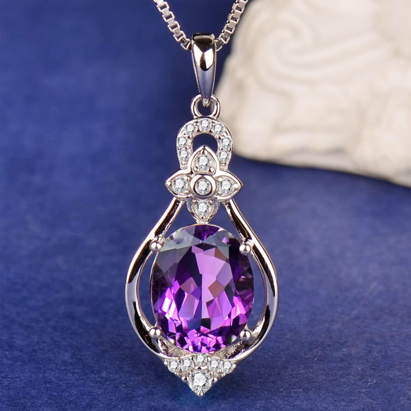 Réz nyaklánc elektroplattált bevonattal, csepp alakú geometriai medál, box lánc, Shanwei eredet, 2025 tavasz