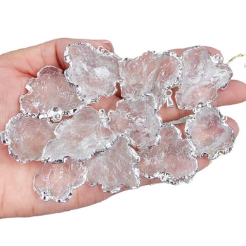 Colier din piatră semiprețioasă, formă geometrică, finisaj polisat, stil minimalist, ediția iarna 2025