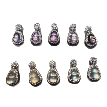 Nyaklánc kristályos ametiszt kövekkel, forma: Egyéb, feldolgozási technika: Seiko, márka Pantai (Anyag: Kristály; Kristály típus: Ametiszt; Forma: Egyéb; Feldolgozási technika: Seiko; Márka: Pantai)