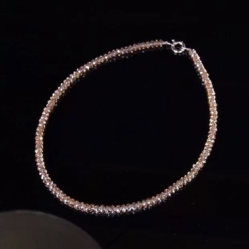 Nyaklánc | Gyöngyös lánc • Kristályos kezelés • Stílus: hullámzó, geometriai • Márka: Hui Xin Lan