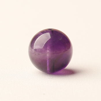 Ametiszt szabad gyöngyök, kör alakúak, csiszolás és polírozás, Song ligang crystal