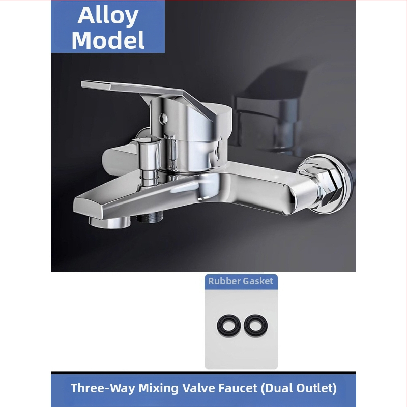 Душ комплект от мед, скрит вградим монтаж, модел 85-1, 1.6 MPa, функции дъжд и мехури, кръгла душ глава, модерен минималистичен стил