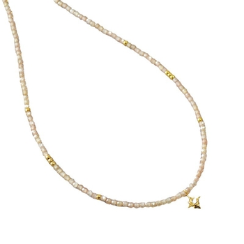 Elegáns réz nyaklánc ötvözet medállal, cirkón lánccal, kézzel készített, 10 g