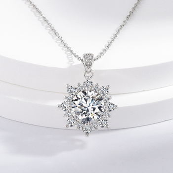 Nyaklánc – réz, elektroplakált, márka Zhenbaoting, lánc kereszt-kör, geometriai medál