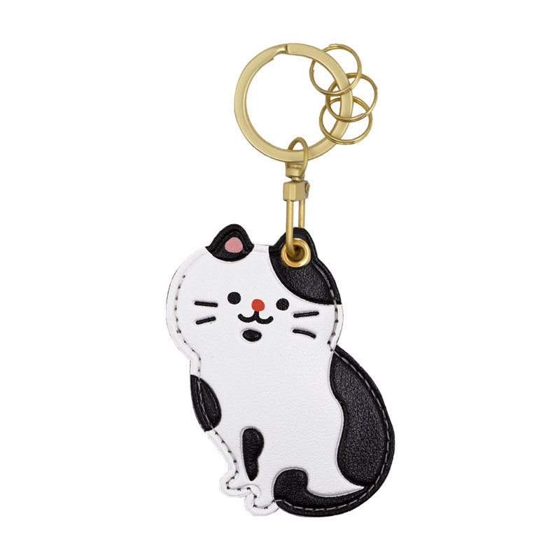 Nahkkaarditasku võtmehoidjaga – ligipääsukaartidele, loomamustriga, tänavust mood, unisex, 2024 kevad