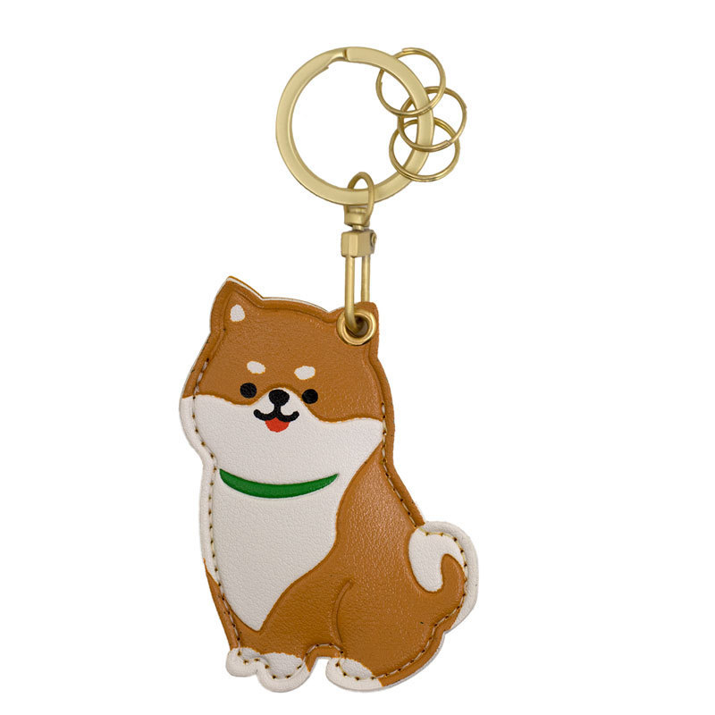 Nahkkaarditasku võtmehoidjaga – ligipääsukaartidele, loomamustriga, tänavust mood, unisex, 2024 kevad