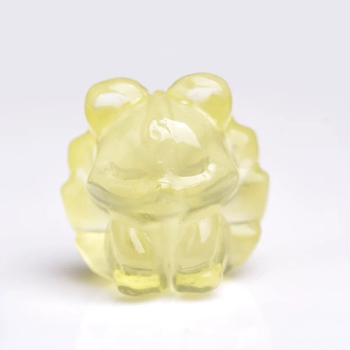 Κρεμαστό από κιτρίνη κρύσταλλο – μοτίβο εννιά-ουρά αλεπούς, για DIY κοσμήματα, χωρίς πλευρικά λίθους, γλυκό στυλ