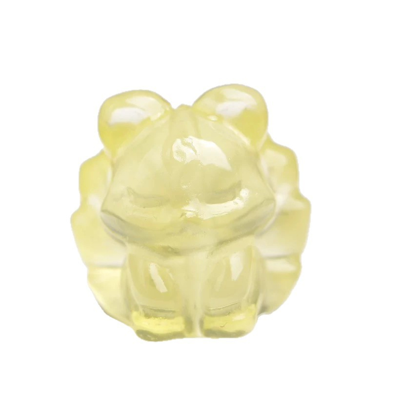 Κρεμαστό από κιτρίνη κρύσταλλο – μοτίβο εννιά-ουρά αλεπούς, για DIY κοσμήματα, χωρίς πλευρικά λίθους, γλυκό στυλ