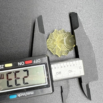 Κρεμαστό με κρύσταλλο κιτρίνης – τρισδιάστατη εννιάουρη αλεπού