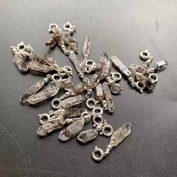 Kristály medálos nyaklánc, kézzel készített, geometriai kialakítás, kötél lánccal, uniszex