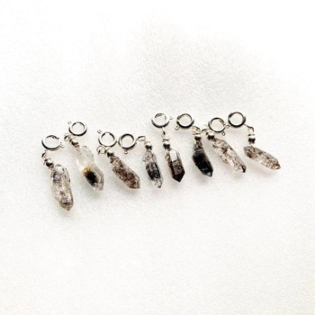 Kristály medálos nyaklánc, kézzel készített, geometriai kialakítás, kötél lánccal, uniszex