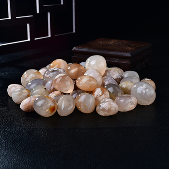 Cherry Blossom Agate – Piatră de cristal brută pentru decor, potrivită pentru acvariu și ghivece, stil modern minimalist, ambalare individuală