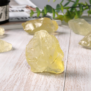 Citrin kristalni kamen za aromaterapiju, dekor pejzaža i ukrase akvarija | Marka Cholet Crystal | Pakiranje PP vrećicom