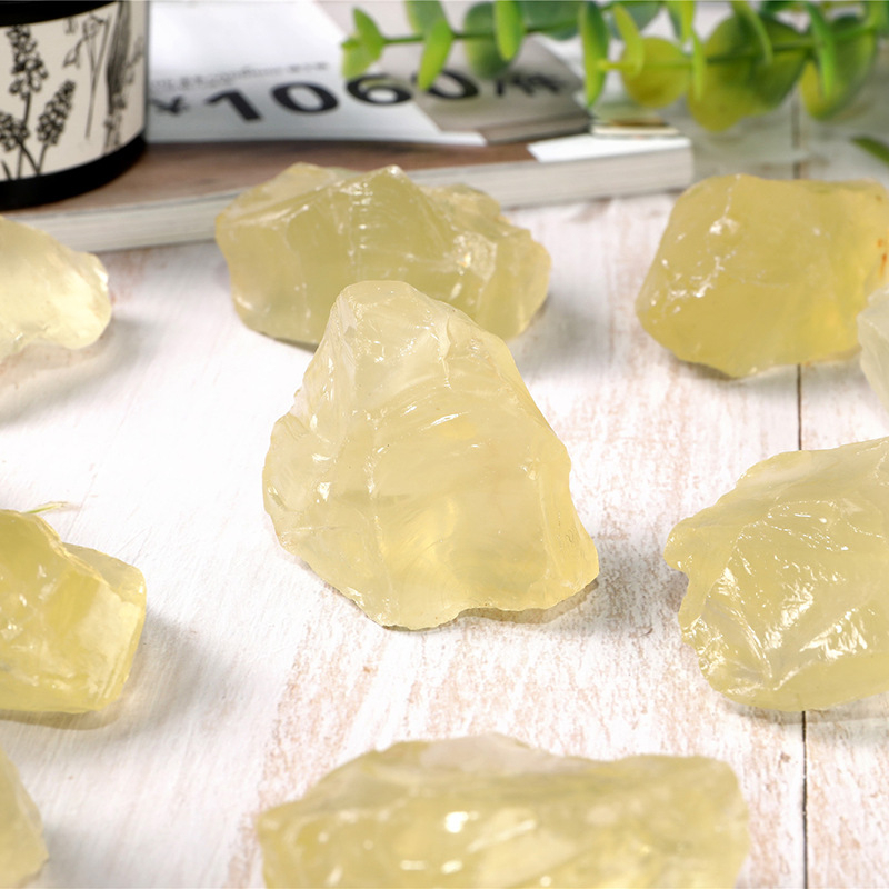Citrin kristalni kamen za aromaterapiju, dekor pejzaža i ukrase akvarija | Marka Cholet Crystal | Pakiranje PP vrećicom