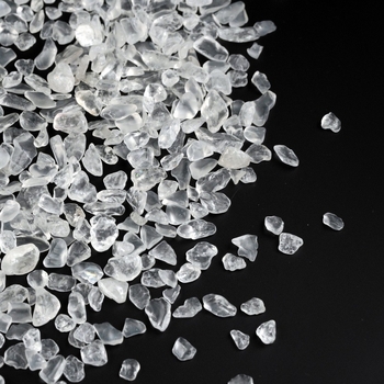 Balts kristāla grants akvārija un puķu poda dekorēšanai, demagnetizējošs akmens, izskats: neapstrādāts akmens, izcelsme: Shantou