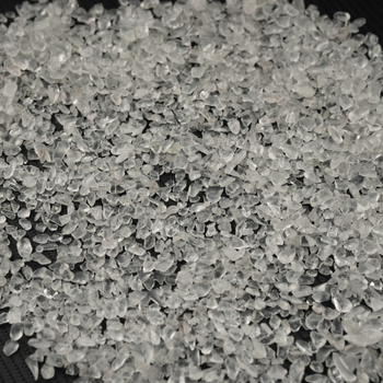 Balts kristāla grants akvārija un puķu poda dekorēšanai, demagnetizējošs akmens, izskats: neapstrādāts akmens, izcelsme: Shantou