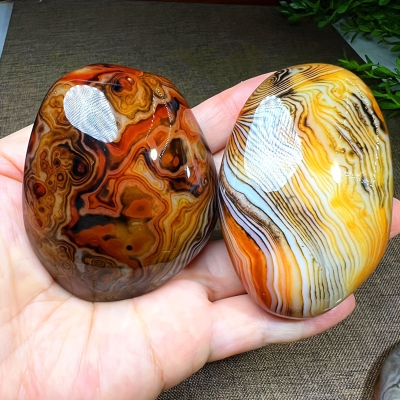 Sardonyx achát nyers kő kéz darab – modern minimalist stílus, kristályos anyag, PP zacskóban csomagolva