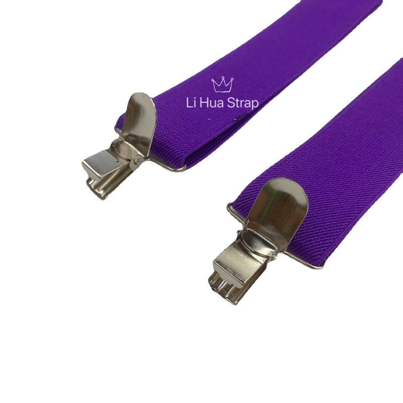 Muške tregerice, širine 3,5 cm, s 3 kopčama, križni stražnji dio, podesive, elastične