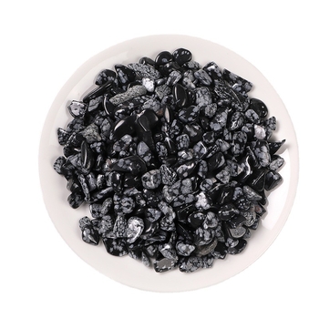 Ahat s pahuljicama za akvarije i posude — kristalni ukras, moderni minimalistički stil