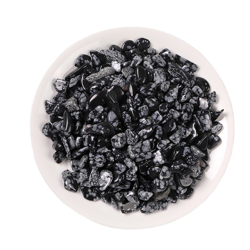 Ahat s pahuljicama za akvarije i posude — kristalni ukras, moderni minimalistički stil