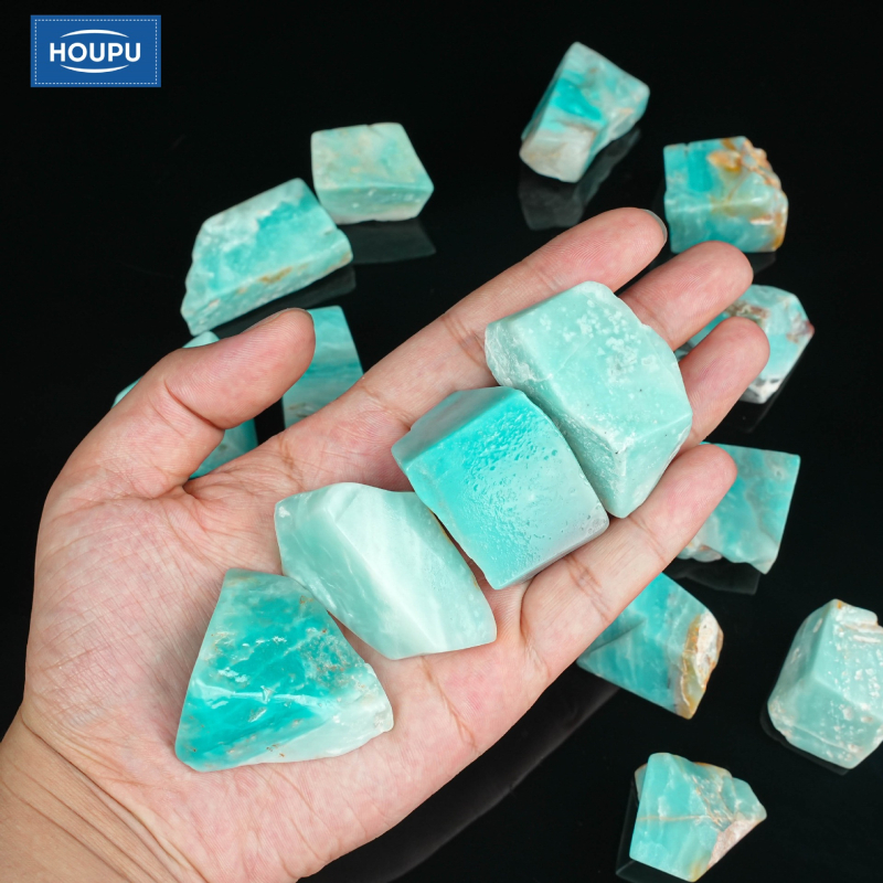 Amazonit kristal, sirovi kamen, slobodno oblikovan kućni dekor, kamen za aromaterapiju, kamen za uređenje akvarija; porijeklo: Lianyungang Donghai County