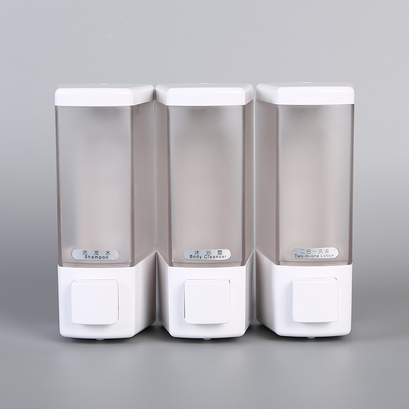 Дозатор за сапун 53 – патентован модел, PC/ABS, ръчно натискане, инжекционно формоване, модерен минималистичен стил