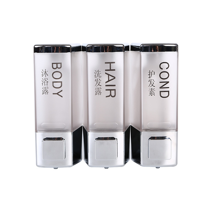 Дозатор за сапун 53 – патентован модел, PC/ABS, ръчно натискане, инжекционно формоване, модерен минималистичен стил