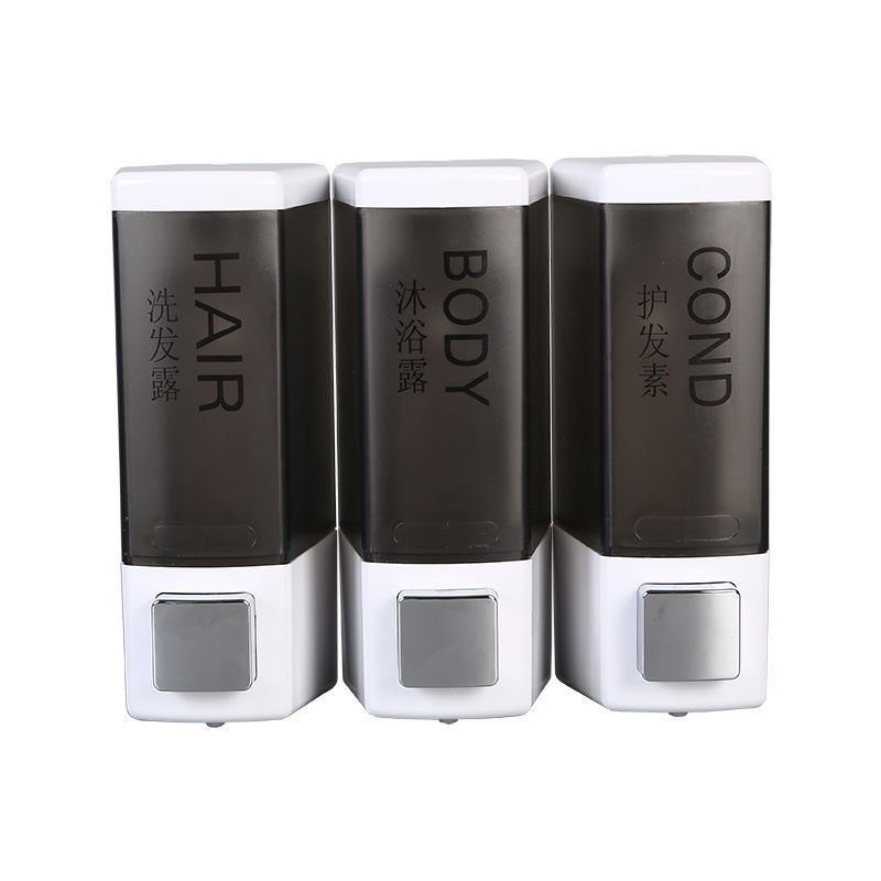 Дозатор за сапун 53 – патентован модел, PC/ABS, ръчно натискане, инжекционно формоване, модерен минималистичен стил