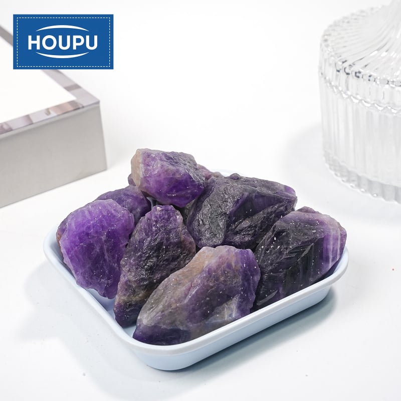Piatră brută de ametist natural, netăiată, pentru difuzoare, acvarii și ghivece