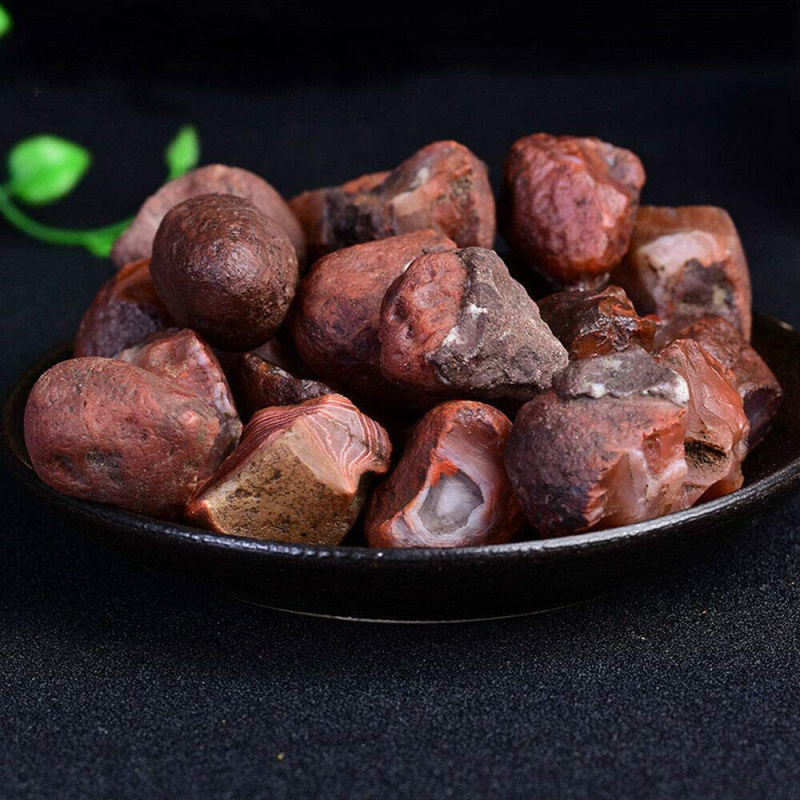 Kristalni sirovi kamen dekorativni predmet - Marka Mingxuan Hong, PP vrećica pakiranje, 100 g