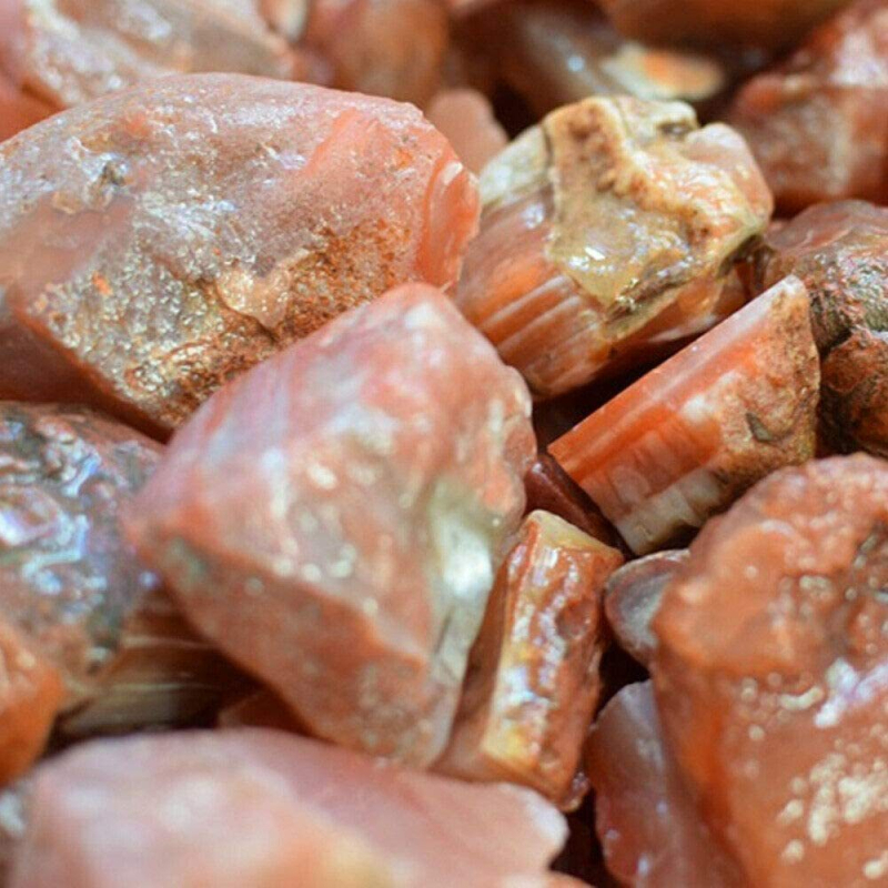 Kristalni sirovi kamen dekorativni predmet - Marka Mingxuan Hong, PP vrećica pakiranje, 100 g