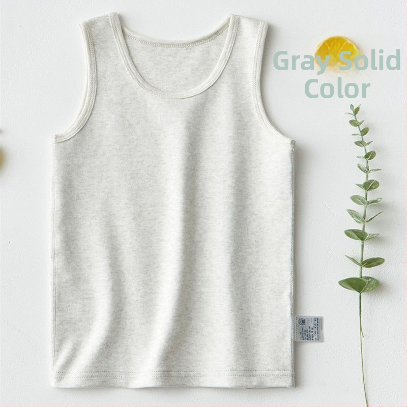 Bērnu bez piedurknēm kokvilnas veste ar svītrainu rakstu, 80% kokvilna, pavasaris–vasara, universāla