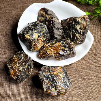 Jantarni kristalni grub kamen ukras — Brand: Fuyihui Crystal Jewelry, Modern Stil, Individualno pakirano u PP vrećicu