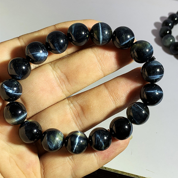 Tigriszem karkötő, polírozott felülettel, U-formájú, uniszex