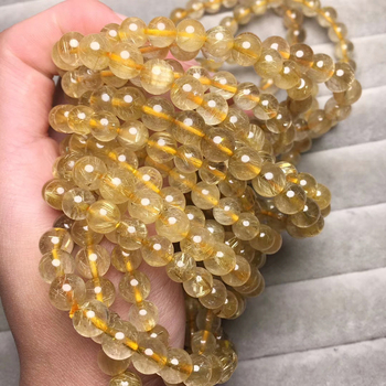 Narukvica od titan kristala, unisex, geometrijski stil, podrijetlo Brazilija