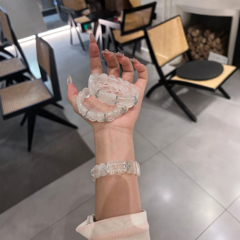 Narukvica od kristalnih perli, ručno izrađena, romb oblik, materijal White Ghost, podrijetlo Guangzhou, unisex