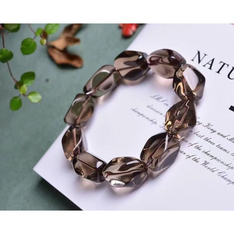 Narukvica – Citrin kristal, Ručno izrađeni kristalni nakit, Unisex, Prirodni stil