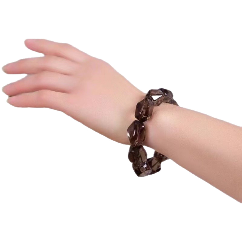 Narukvica – Citrin kristal, Ručno izrađeni kristalni nakit, Unisex, Prirodni stil