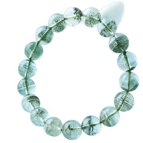 Narukvica od materijala Green Ghost, polirana površina, unisex, geometrijski dizajn, budističke perle