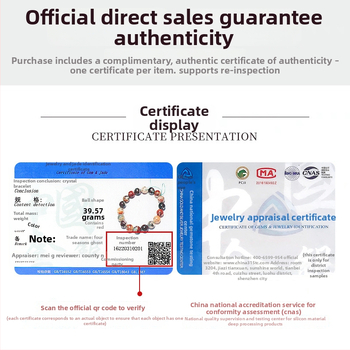 Βραχιόλι με λευκά κρύσταλλα, εξαρτήματα από ασήμι 925, χωρίς πλευρικά πετράδια, σχέδιο με μεμονωμένες χάντρες, σε συσκευασία δώρου, ρετρό στυλ.