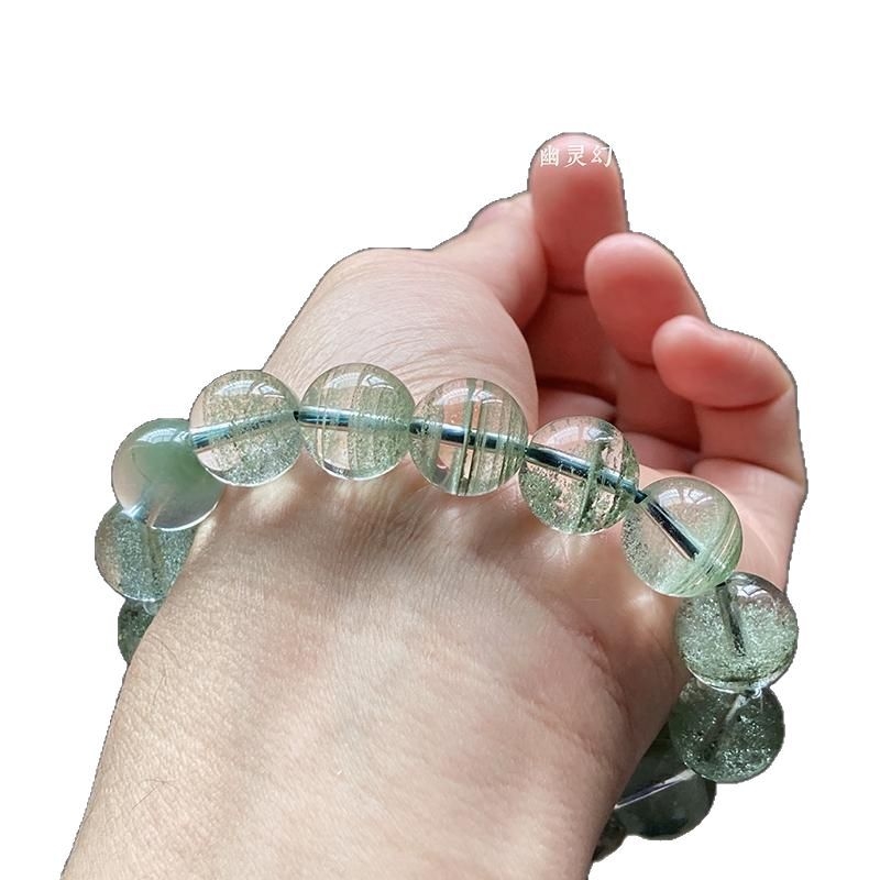 Βραχιόλι με φυσικό κρύσταλλο, 925 ασήμι με κούμπωμα, συσκευασία δώρου, άνοιξη 2025 κυκλοφορία