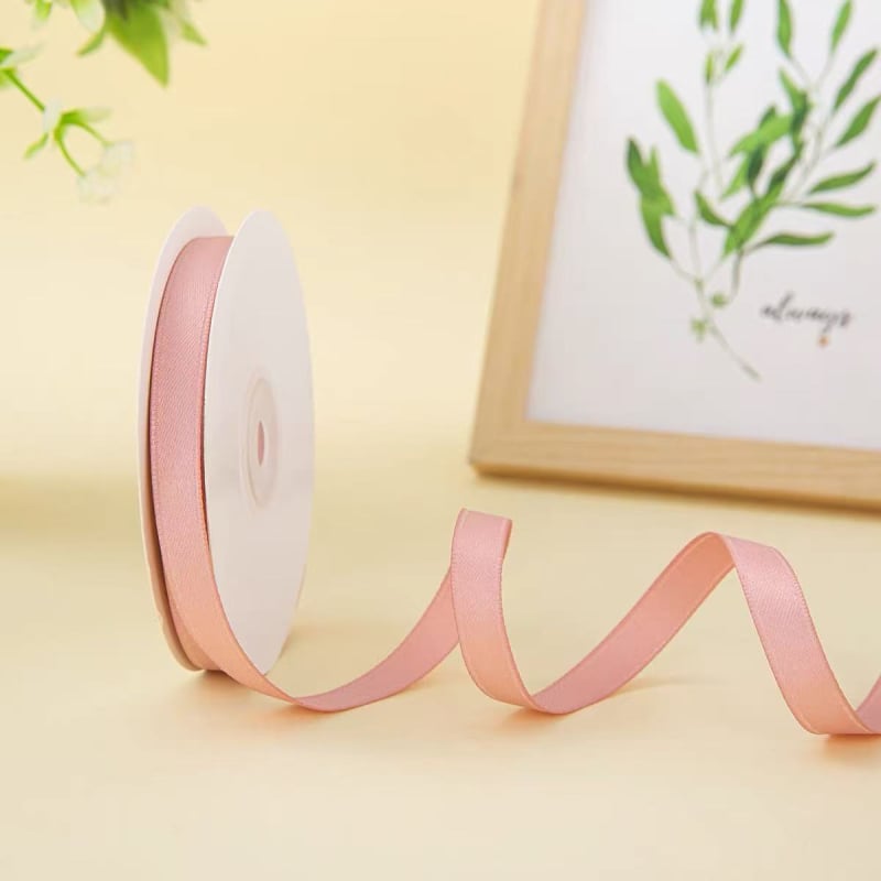 Bandă din poliester-bumbac, finisaj mat – pentru ambalarea cadourilor, accesorii pentru păr, DIY, ambalare flori.