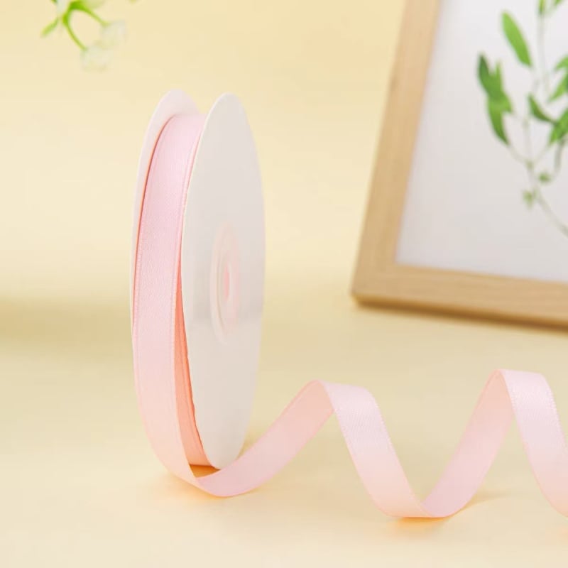 Bandă din poliester-bumbac, finisaj mat – pentru ambalarea cadourilor, accesorii pentru păr, DIY, ambalare flori.