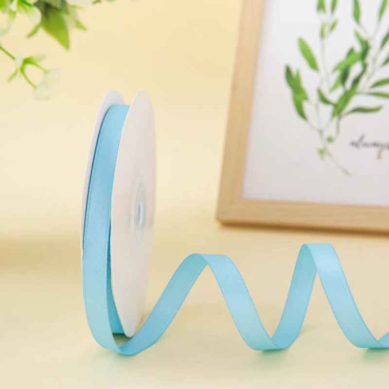 Bandă din poliester-bumbac, finisaj mat – pentru ambalarea cadourilor, accesorii pentru păr, DIY, ambalare flori.