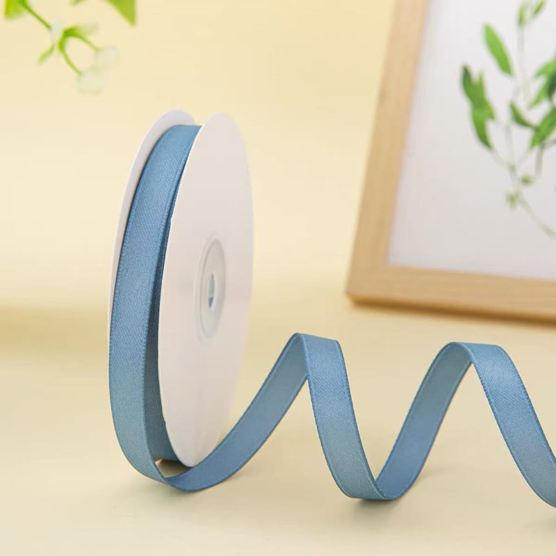 Bandă din poliester-bumbac, finisaj mat – pentru ambalarea cadourilor, accesorii pentru păr, DIY, ambalare flori.