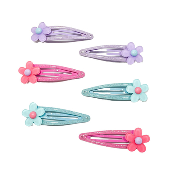 Vaikų plaukų aksesuarų rinkinys, Bb segtukas, rankų darbo, 6 vnt., animacinio stiliaus, vaikams nuo 10 metų