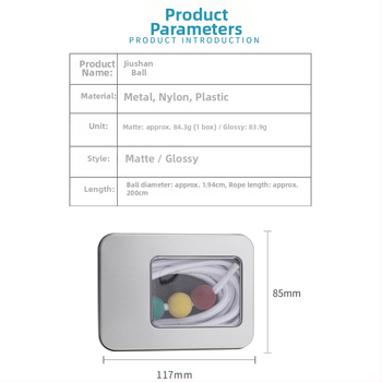 Akių treniravimo kamuolys – nylon rope-beads, model Gathering and dispersing ball, tinkamas mokymuisi ir biurui