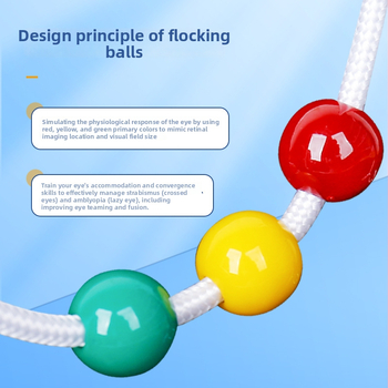 Vaizdo treniravimo kamuolys vaikams — myopija ir lengvas strabizmas treniruotė, nailono sfera, tinkama mokymuisi, kelionėms, biurui — Žiema 2024