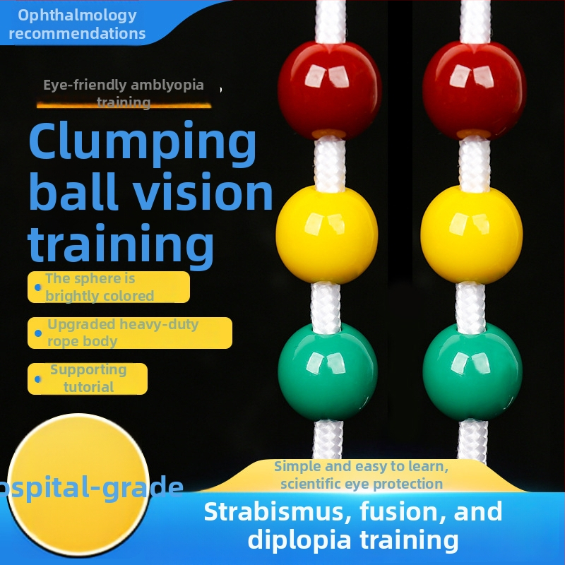 Vaizdo treniravimo kamuolys vaikams — myopija ir lengvas strabizmas treniruotė, nailono sfera, tinkama mokymuisi, kelionėms, biurui — Žiema 2024
