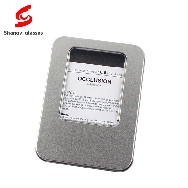 Amblyopijos akių kaukė su repressine membrana — optinis filmas, modelis Amblyopic pressure Film, priedai, licencijuota privatų prekės ženklo etiketė
